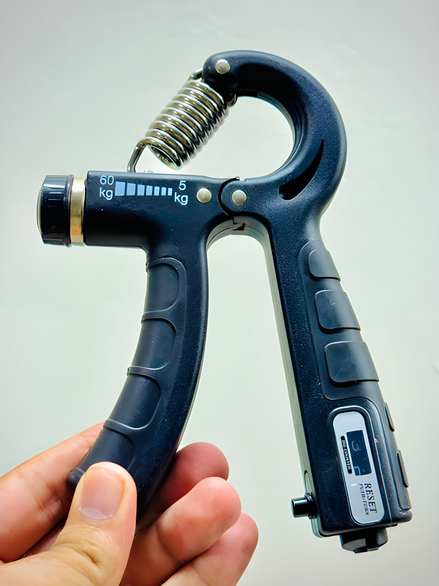 Premium Adjustable Hand Gripper with Counter (5–60kg)